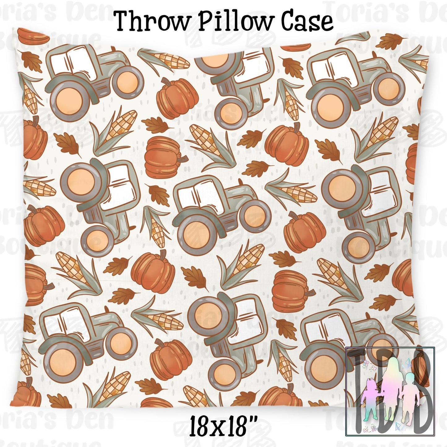 Photo Throw Pillow Cases 18x18" | Bundle & Save! | Email Photos After Submitting Order