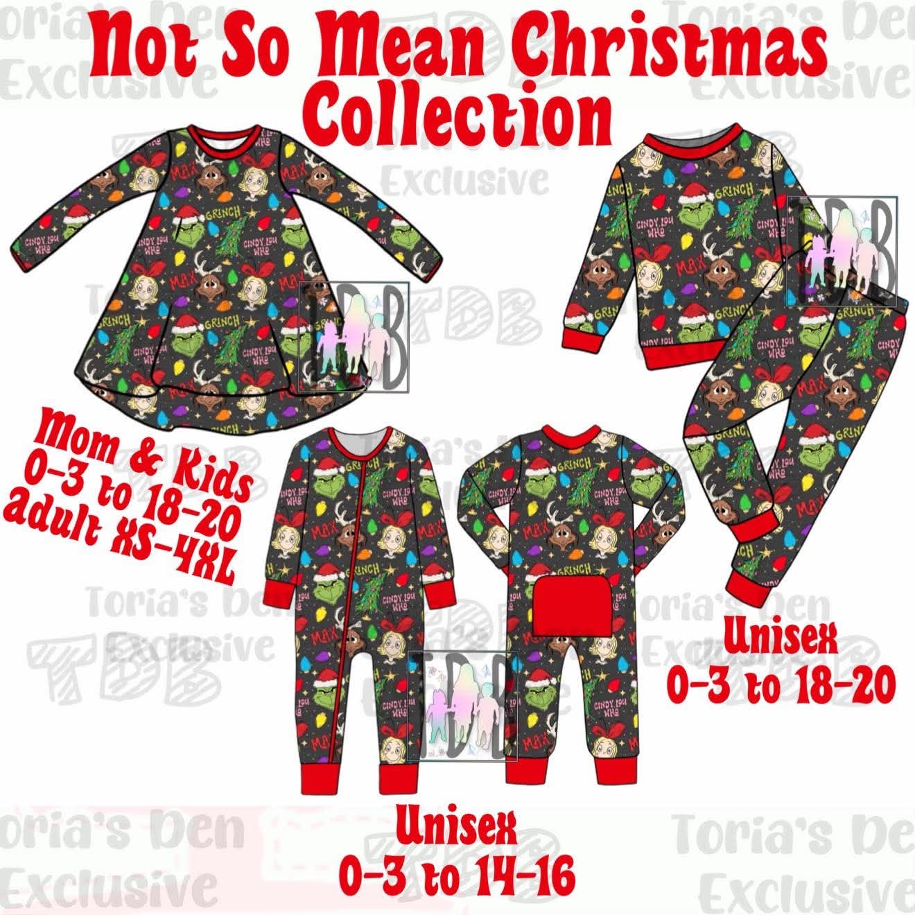 Not So Mean Family PJ Collection (For EVERYONE!) 🐓: TDB Exclusive Pre-Order