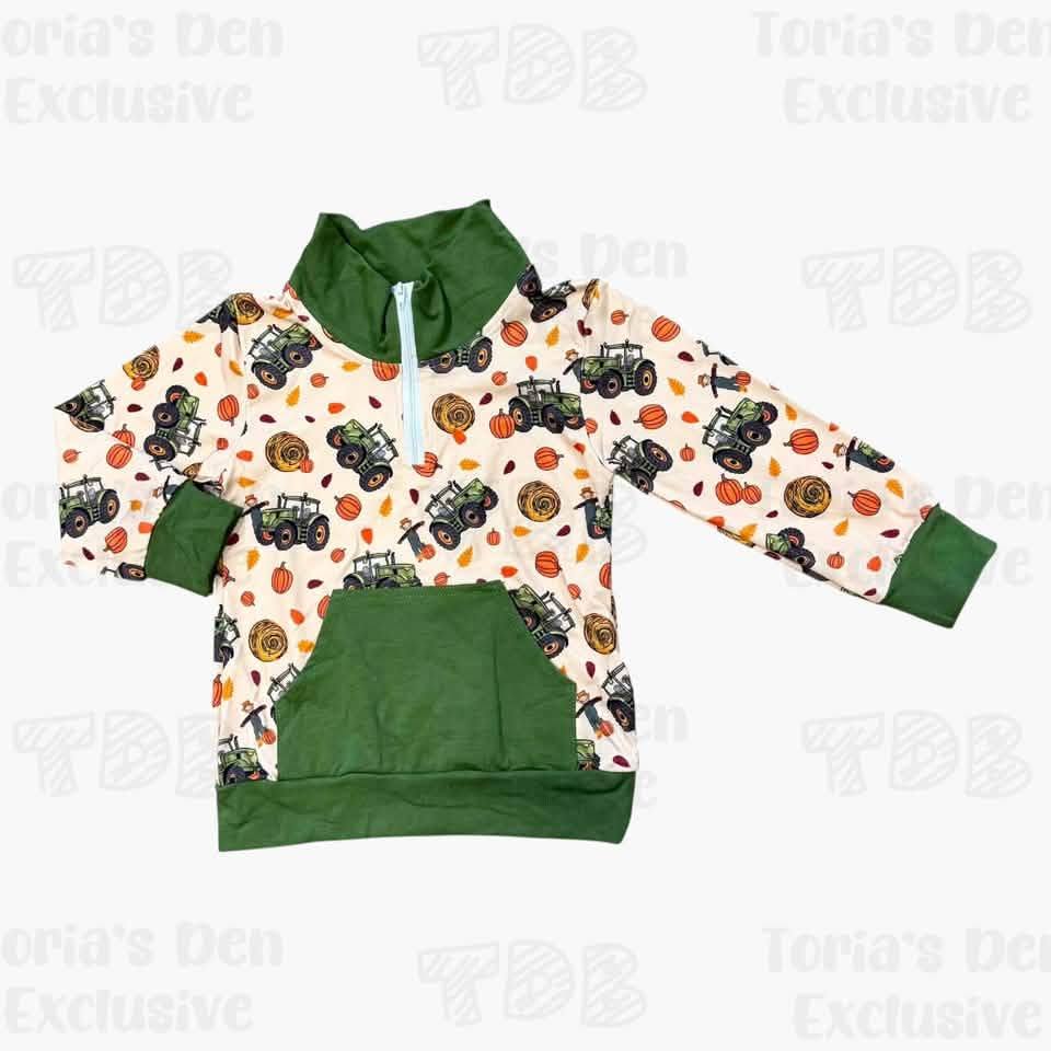 6-7 Pumpkin Patch 1/4 Zip Exclusive *Ready to Ship!*