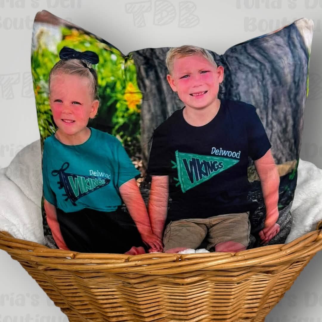 Photo Throw Pillow Cases 18x18" | Bundle & Save! | Email Photos After Submitting Order
