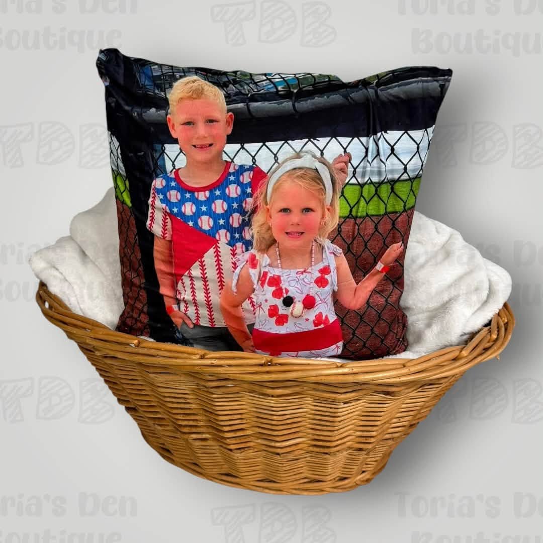 Photo Throw Pillow Cases 18x18" | Bundle & Save! | Email Photos After Submitting Order