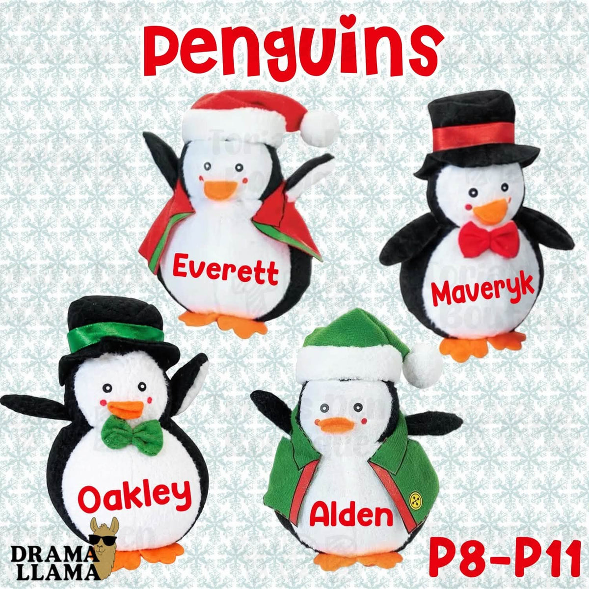 5" Penguins Personalized Plush