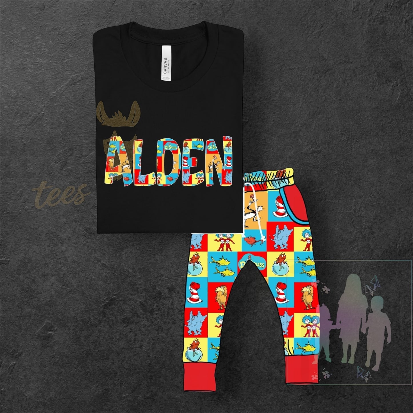 Rhyming Dr Name Short Sleeve Tee and Matching Pocket Joggers ~ Reading Release: TDB Exclusives and Drama Llama Tees (Copy)