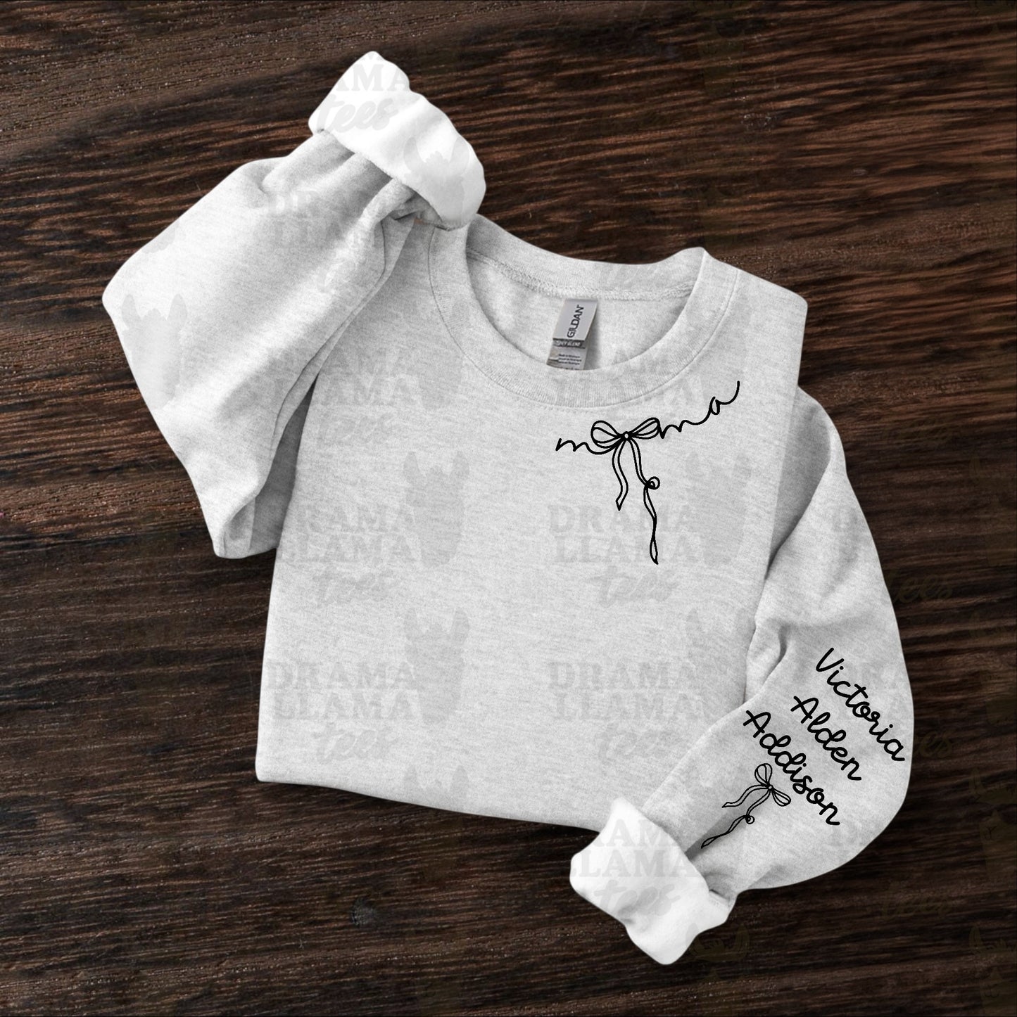 Any Title with Kid(s) Names Coquette Sweatshirts