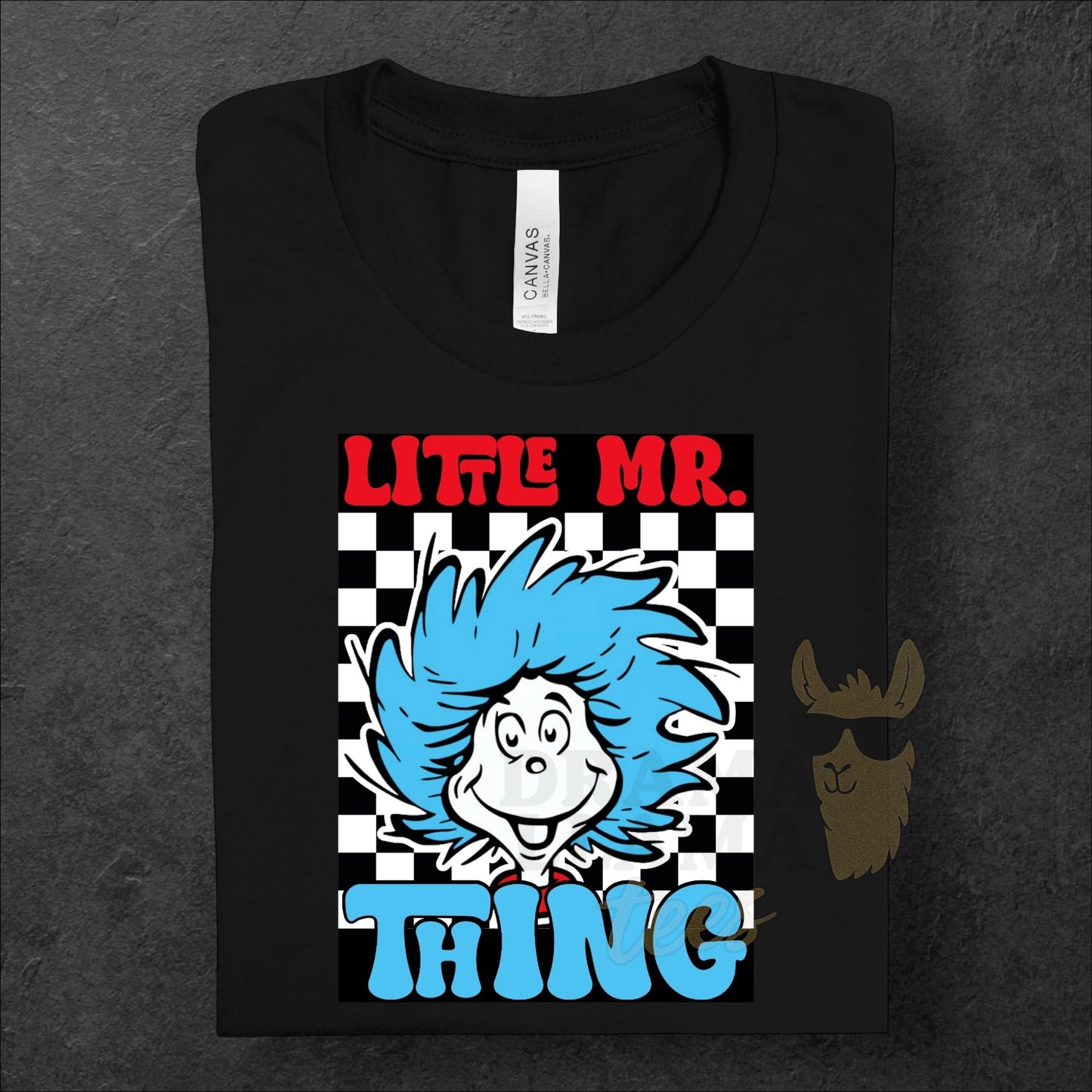 Thing 1 and 2 Unisex Lounge + Matching Sort Sleeve Tees ~ Reading Release: TDB Exclusives and Drama Llama Tees