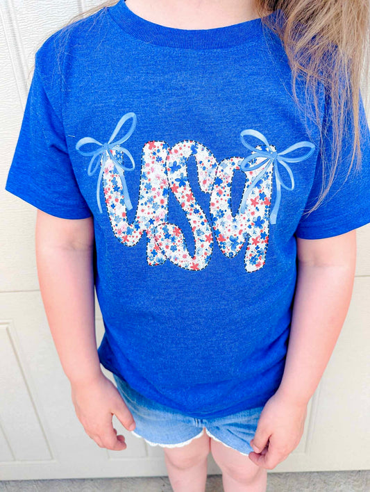USA Floral & Ribbon *Kids and Adults*