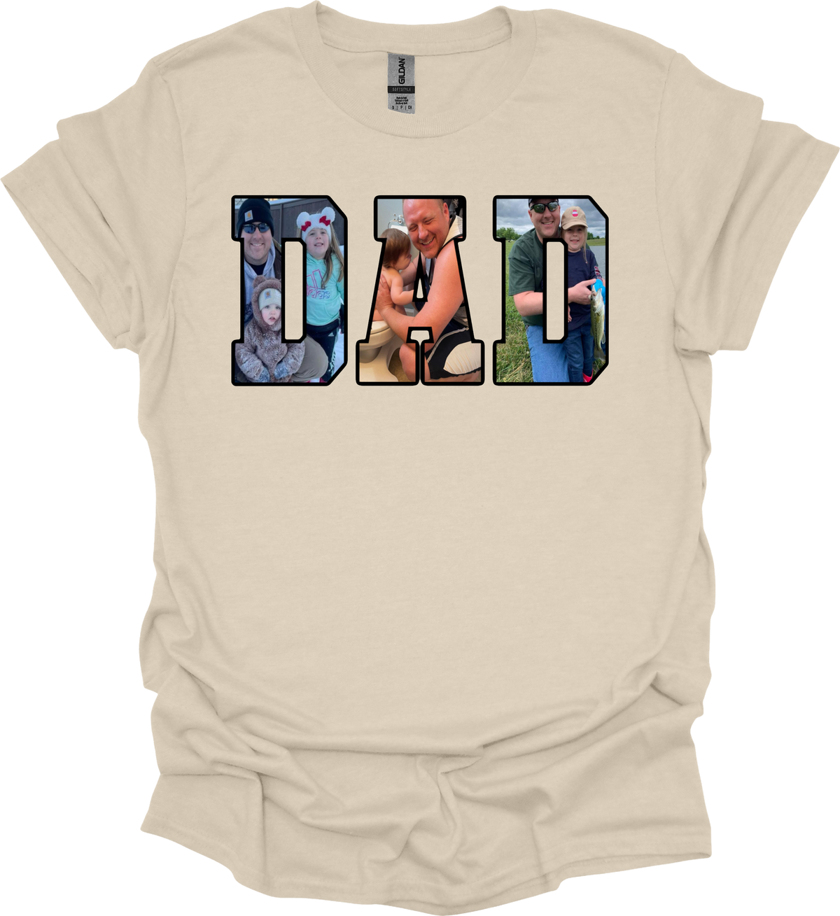 Photo Title Tees- ANY TITLE (NO KIDS NAMES- TITLE ONLY) MEN FONT