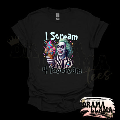 Adult Spooky Drop 1 Tees- BLACK