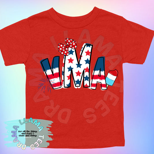 Fourth of July Monogram Tees *Kids and Adults*