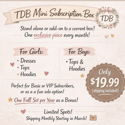 Mini Subscription Box Option (1 Piece Subscriber Only Exclusive) | Free Shipping