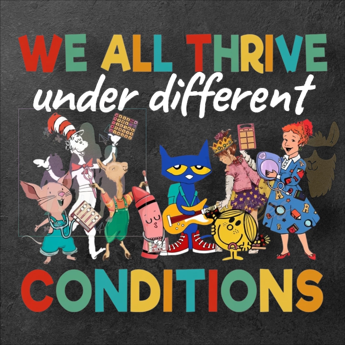 We All Thrive under Different Conditions ~ Reading Release: TDB Exclusives and Drama Llama Tees