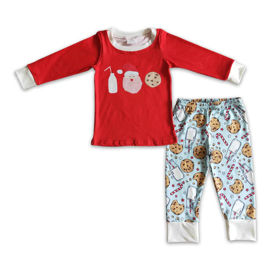 ᴡᴇᴇᴋʟʏ ᴘʀᴇ ᴏʀᴅᴇʀ Christmas Cookies and Milk Pants Set