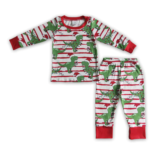 Christmas Dinos Striped Lounge: Pre-Order