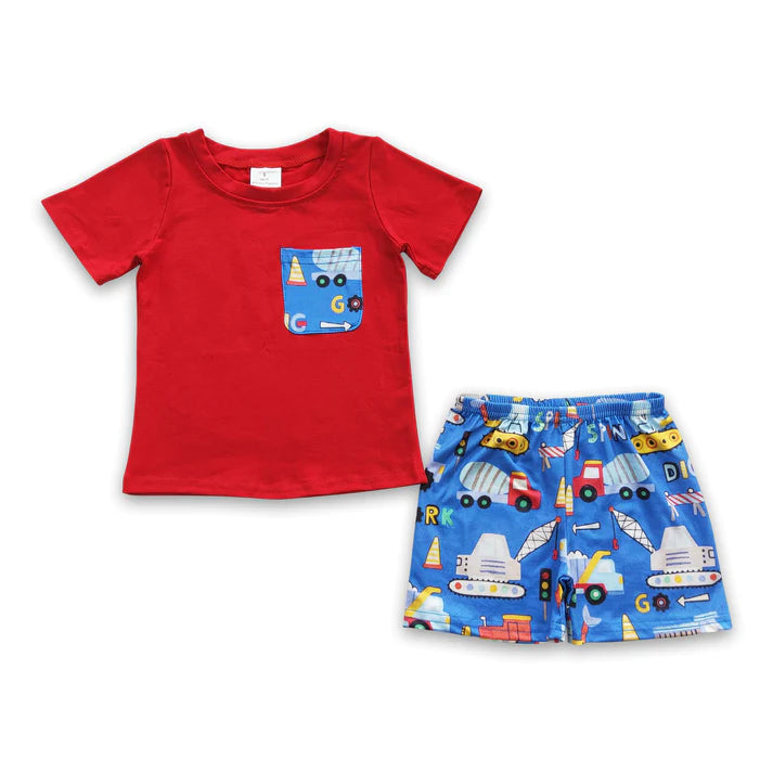 ᴡᴇᴇᴋʟʏ ᴘʀᴇ ᴏʀᴅᴇʀ Construction Shorts Set