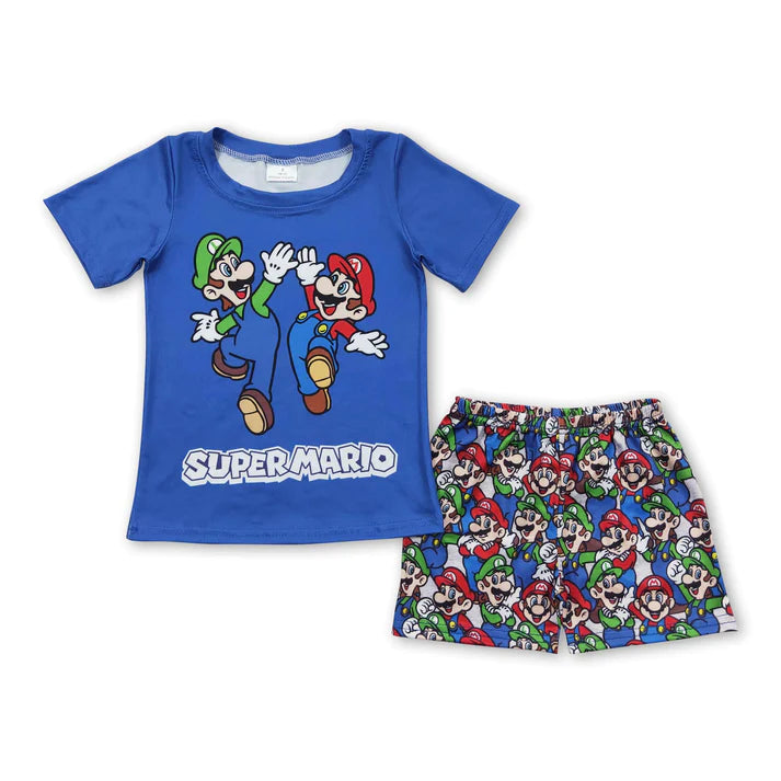 ᴡᴇᴇᴋʟʏ ᴘʀᴇ ᴏʀᴅᴇʀ Super Brothers Shorts Set