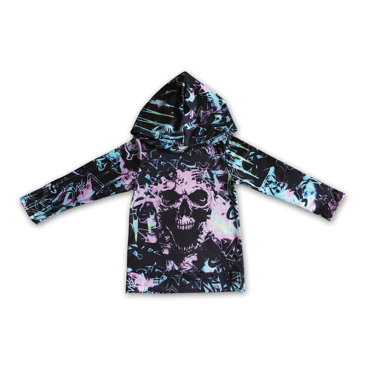 ᴡᴇᴇᴋʟʏ ᴘʀᴇ ᴏʀᴅᴇʀ Halloween Skull Explosion Hoodie