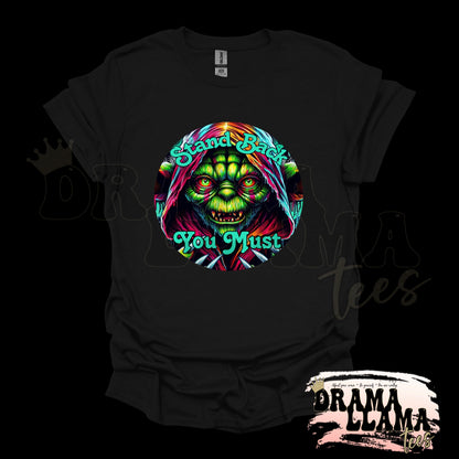 Adult Spooky Drop 1 Tees- BLACK