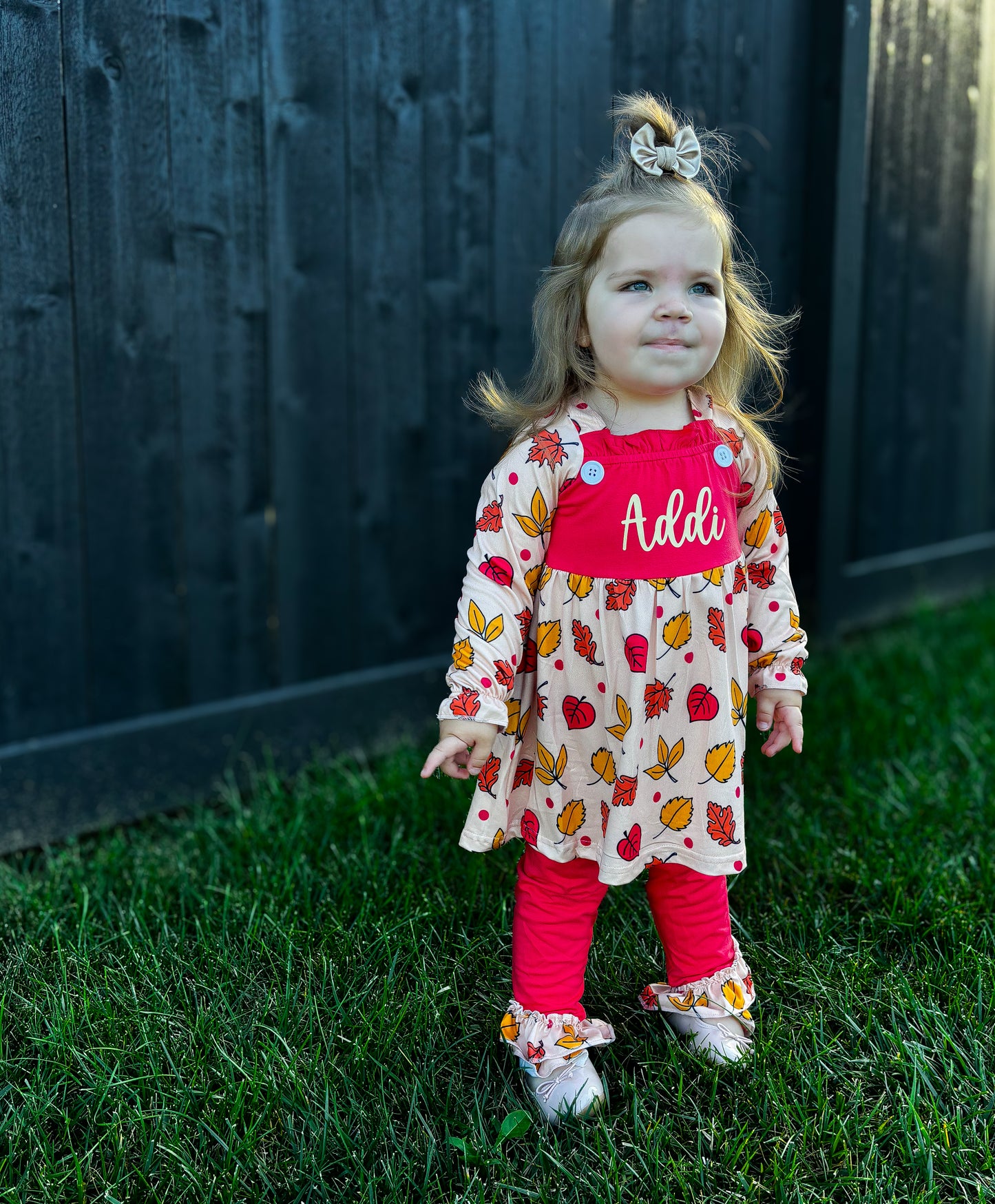 Fall Leaves Tunic and Leggings *Put Name in Notes to Seller*