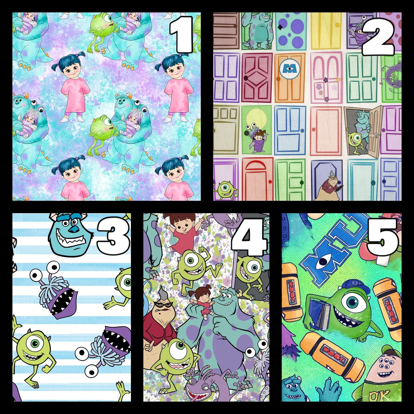 Customized Beach|Bath Towels (No Hood)- Monsters