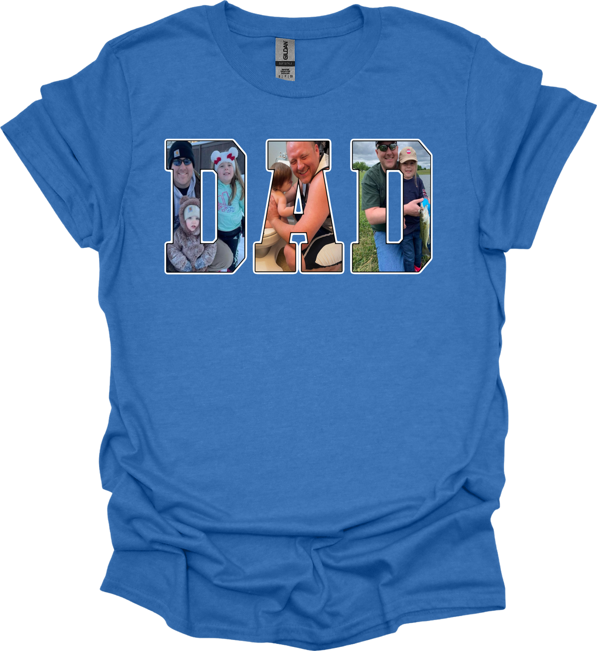 Photo Title Tees- ANY TITLE (NO KIDS NAMES- TITLE ONLY) MEN FONT