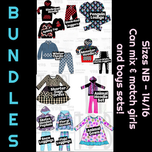 Kids Bundles! Build-A-Bundle (KIDS SIZES ONLY LISTING): Pre-Order | FREE SHIPPING