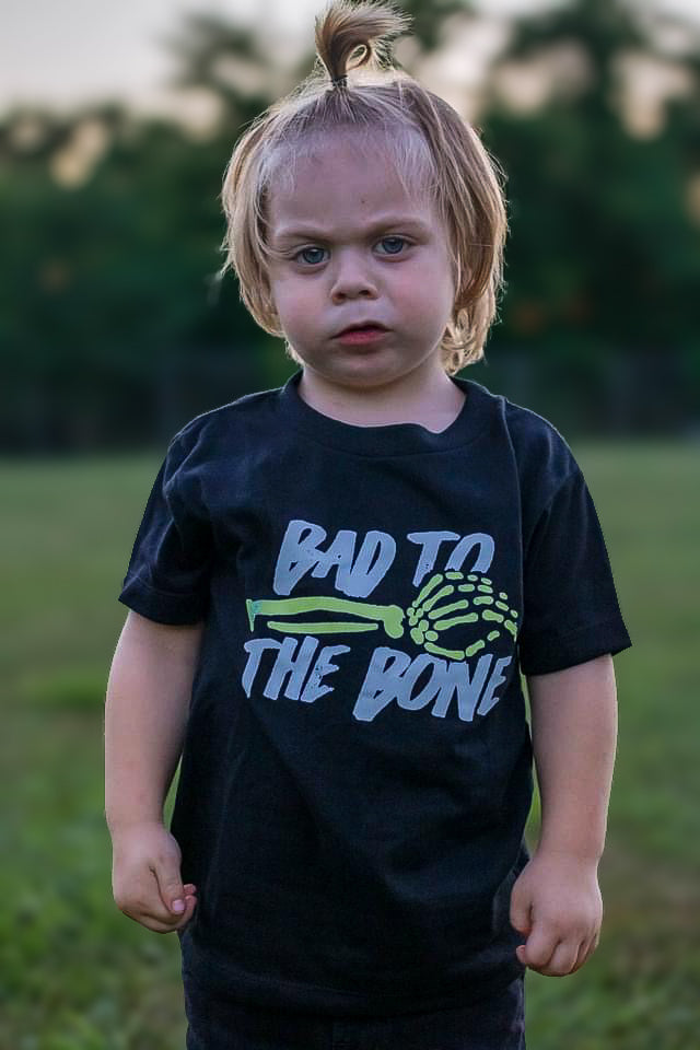 Bad to the Bone Toddler Tee