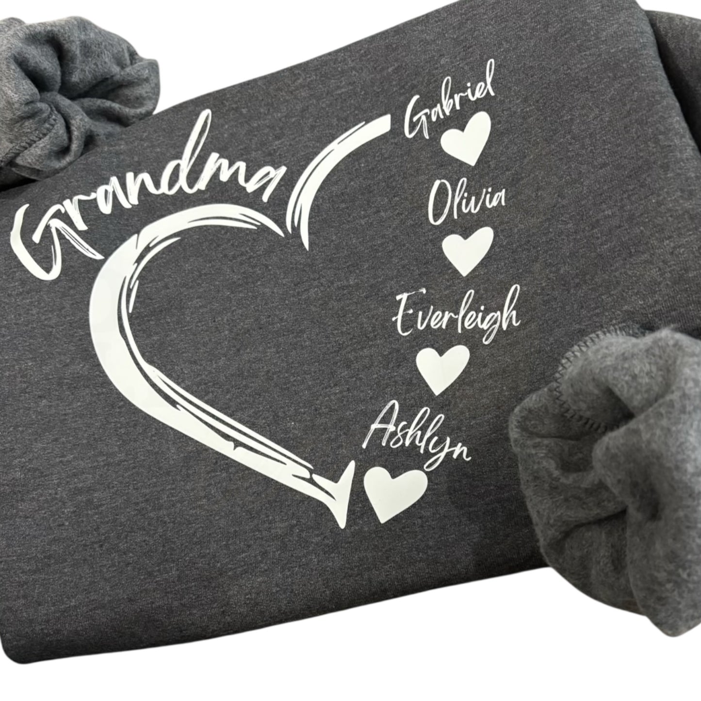 Heart Title Tees- ANY TITLE ANY COLOR (Grandma, Mama, Mommy, Nana...etc) DLTPO
