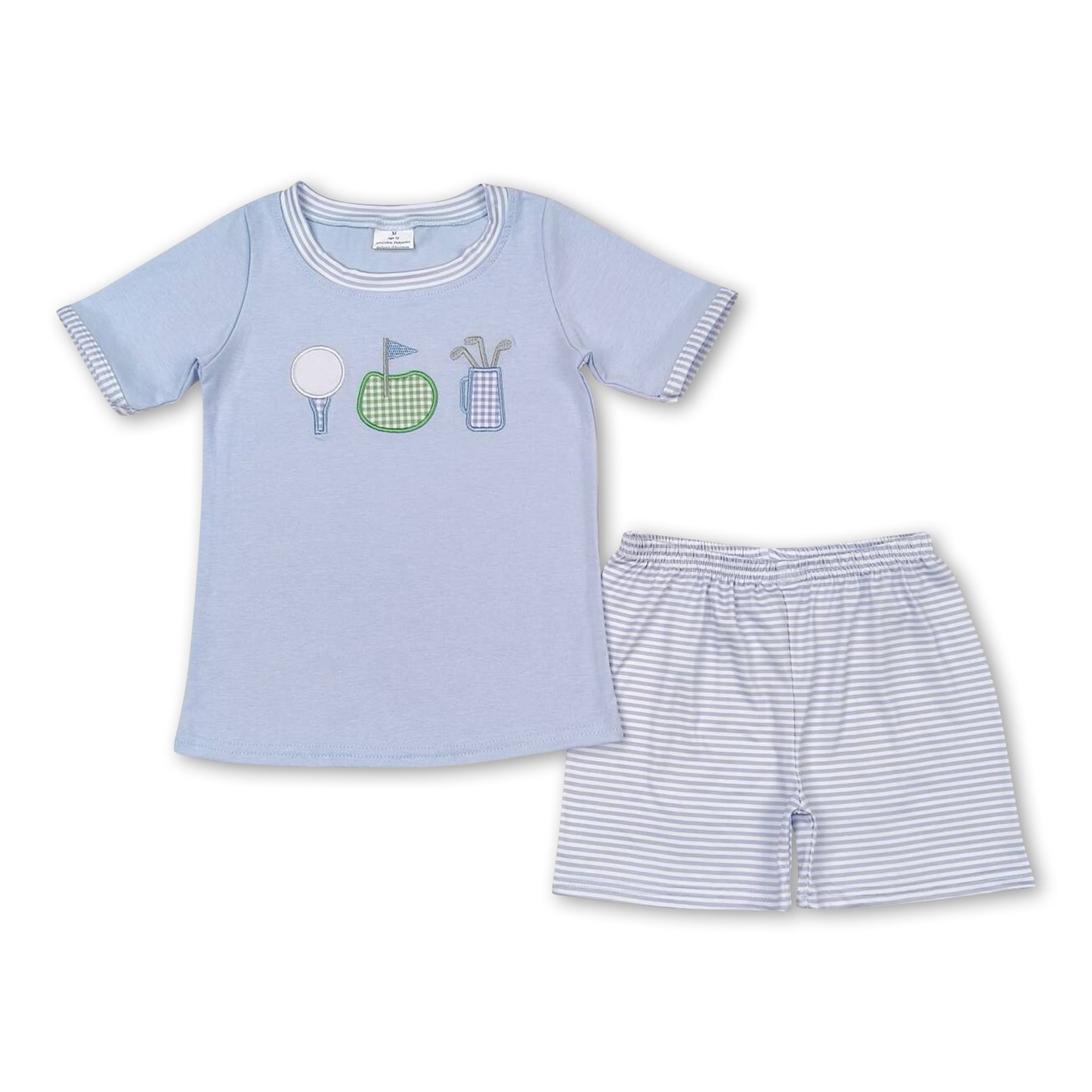 ᴡᴇᴇᴋʟʏ ᴘʀᴇ ᴏʀᴅᴇʀ Golf Embroidered Shorts Set