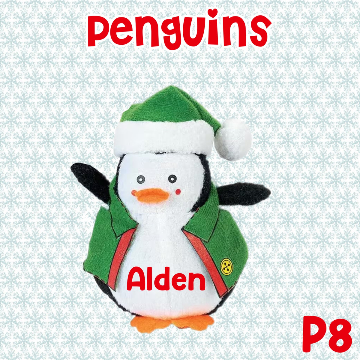 5" Penguins Personalized Plush