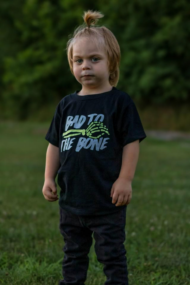 Bad to the Bone Toddler Tee