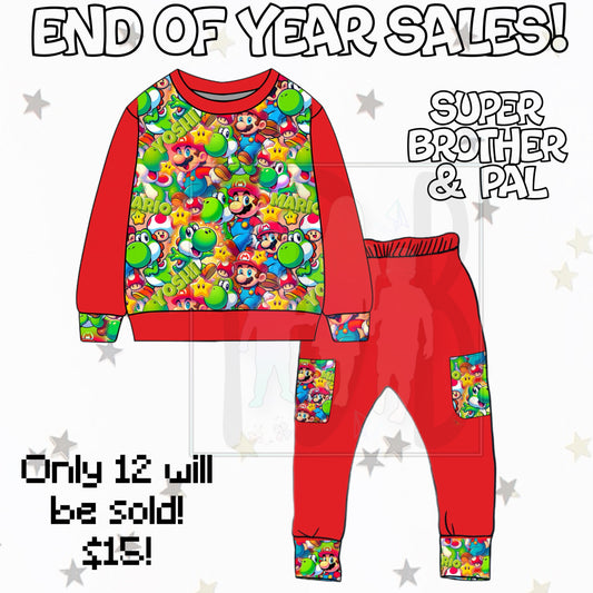 Super Brother & Pal: EOYS! Only 12 will be sold! Only $15!