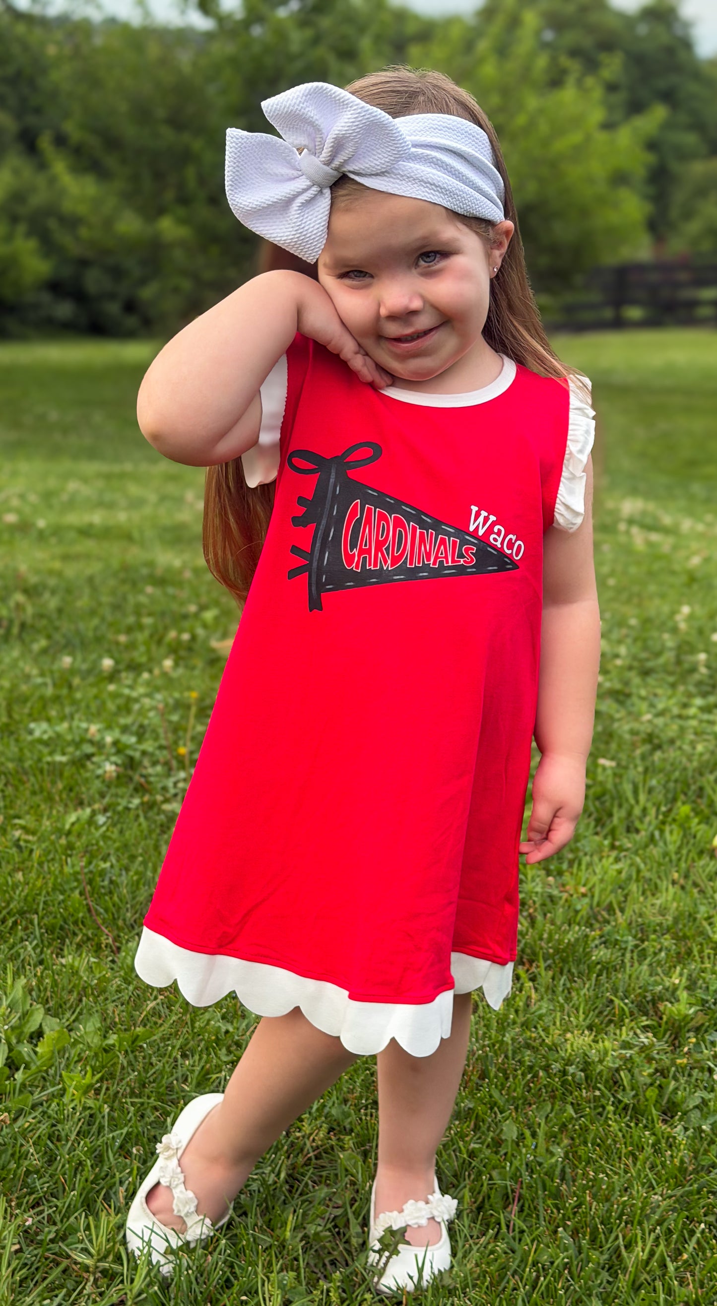 Scalloped Dresses | With or Without Personalization (Put Color Number in Note Box)