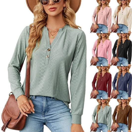 ᴡᴇᴇᴋʟʏ ᴘʀᴇ ᴏʀᴅᴇʀ Women's Quarter Button Up Top