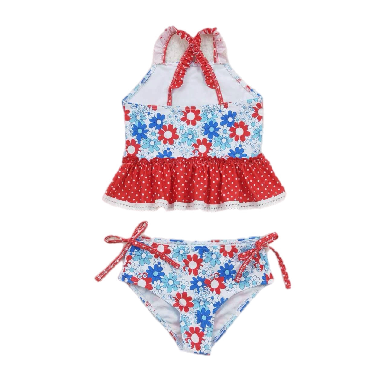 ᴡᴇᴇᴋʟʏ ᴘʀᴇ ᴏʀᴅᴇʀ Swim- Red White and Blue Floral