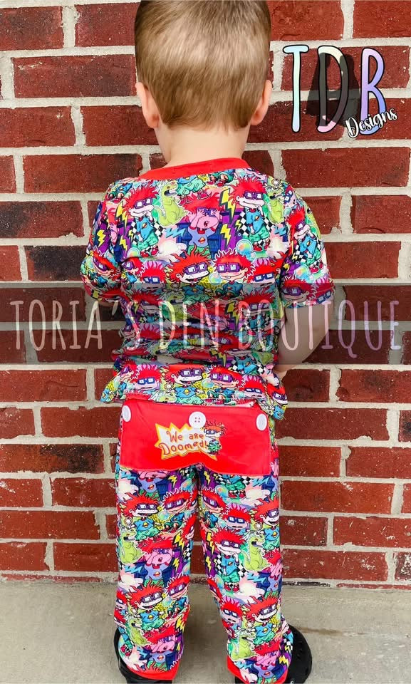 Throwback 5: *ALL TIME BEST-SELLER* We're DOOMED! Unisex Lounge Set! REMAKE! Pre-Order | Shipping is FREE at checkout!