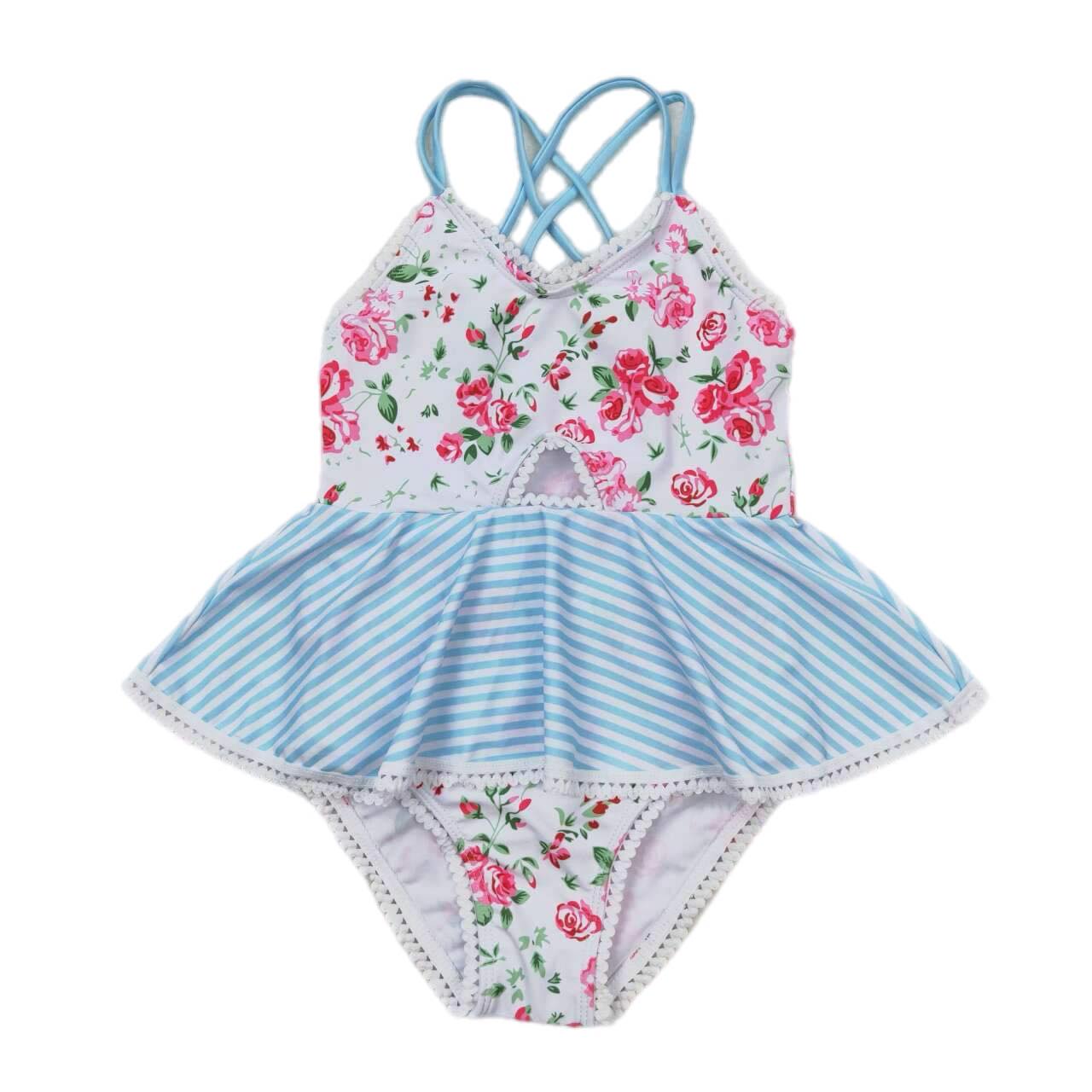 ᴡᴇᴇᴋʟʏ ᴘʀᴇ ᴏʀᴅᴇʀ Pink Skirted Floral Strappy Swim