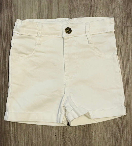 2T   ʀᴇᴀᴅʏ ᴛᴏ ꜱʜɪᴘ! White Denim Shorts