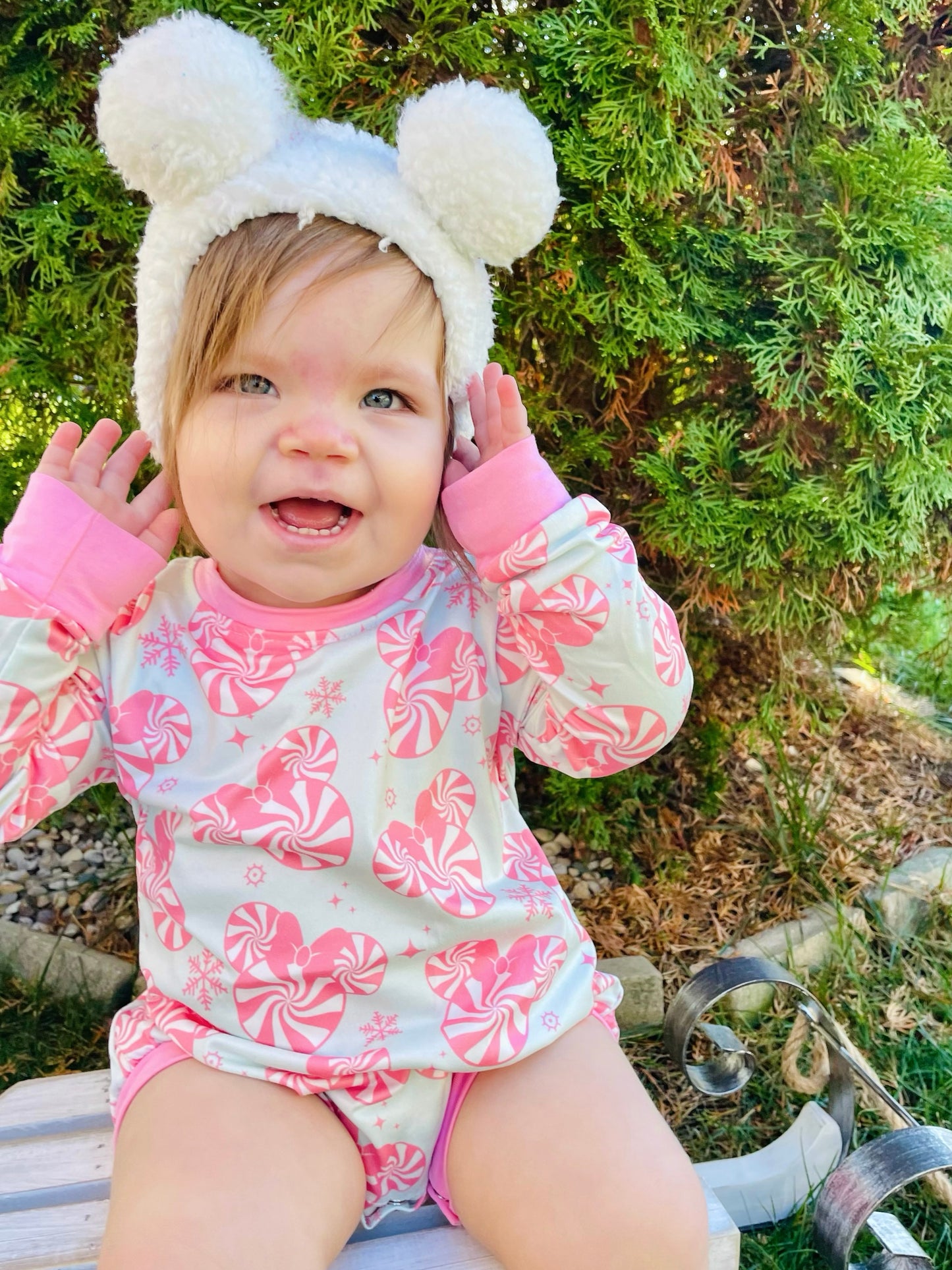 ᴡᴇᴇᴋʟʏ ᴘʀᴇ ᴏʀᴅᴇʀ Christmas Peppermint Magical Romper