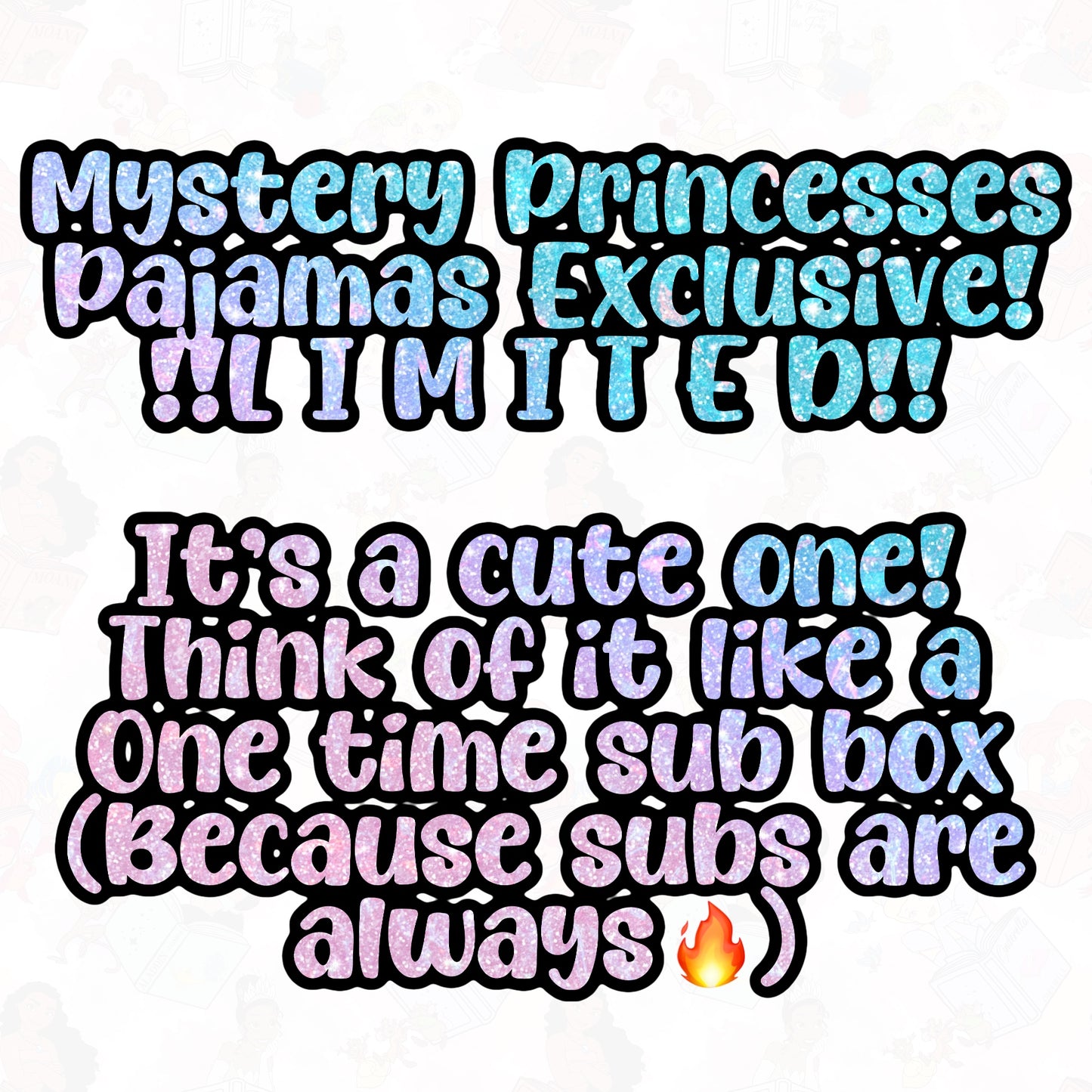 Limited Mystery Princess Exclusive PJs 🙌🏻 Pre-Order