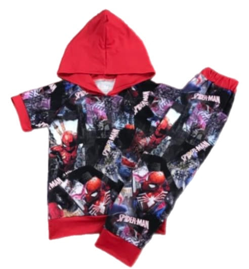 ᴡᴇᴇᴋʟʏ ᴘʀᴇ ᴏʀᴅᴇʀ Web Hero Hoodie Set