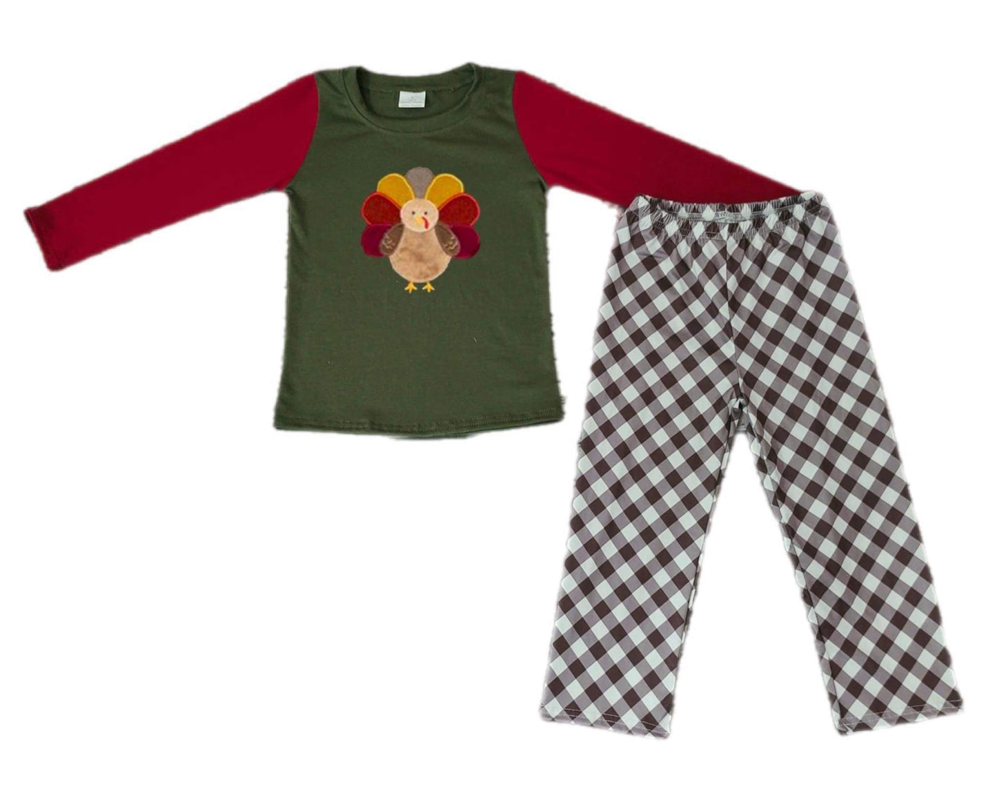 ᴡᴇᴇᴋʟʏ ᴘʀᴇ ᴏʀᴅᴇʀ Thanksgiving Embroidered Turkey Set