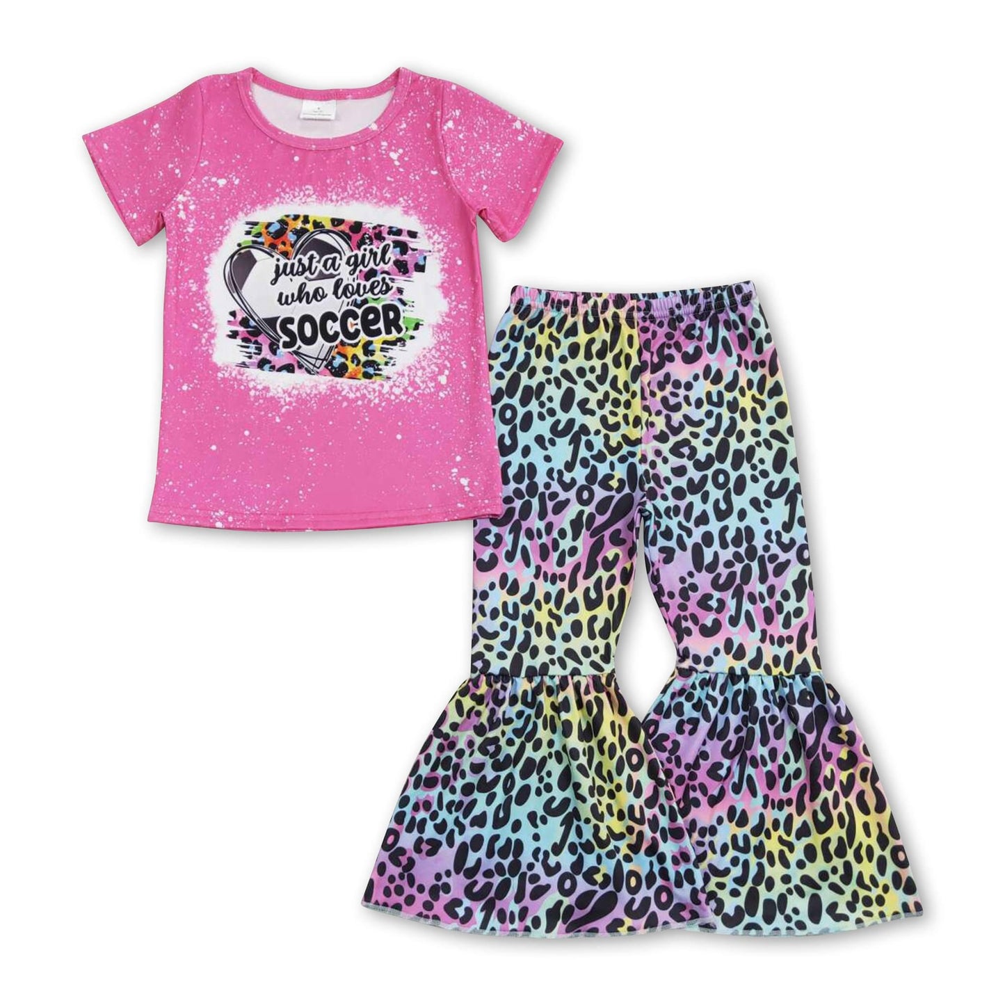 ᴡᴇᴇᴋʟʏ ᴘʀᴇ ᴏʀᴅᴇʀ Just a Girl Who Loves Soccer Animal Print Set