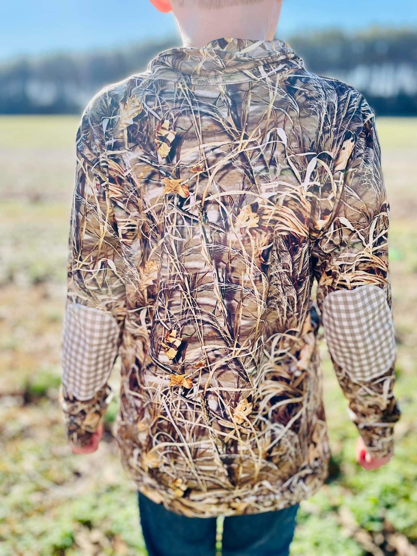 ᴡᴇᴇᴋʟʏ ᴘʀᴇ ᴏʀᴅᴇʀ Pullover- Camouflage Ducks Quarter Zip