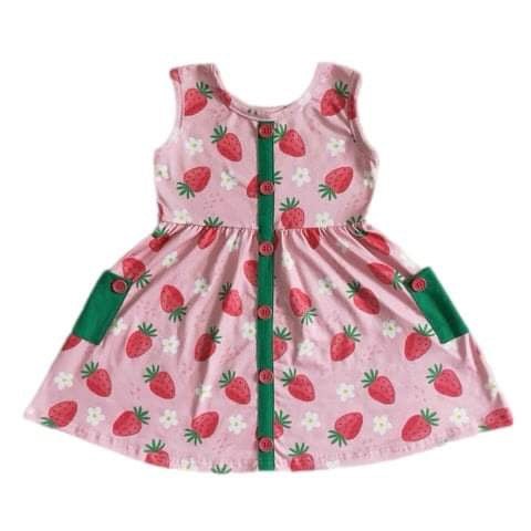 ᴡᴇᴇᴋʟʏ ᴘʀᴇ ᴏʀᴅᴇʀ Floral Strawberry Dress