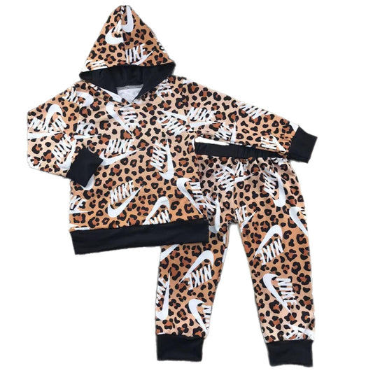 ᴡᴇᴇᴋʟʏ ᴘʀᴇ ᴏʀᴅᴇʀ Swoosh Leopard Hoodie Set