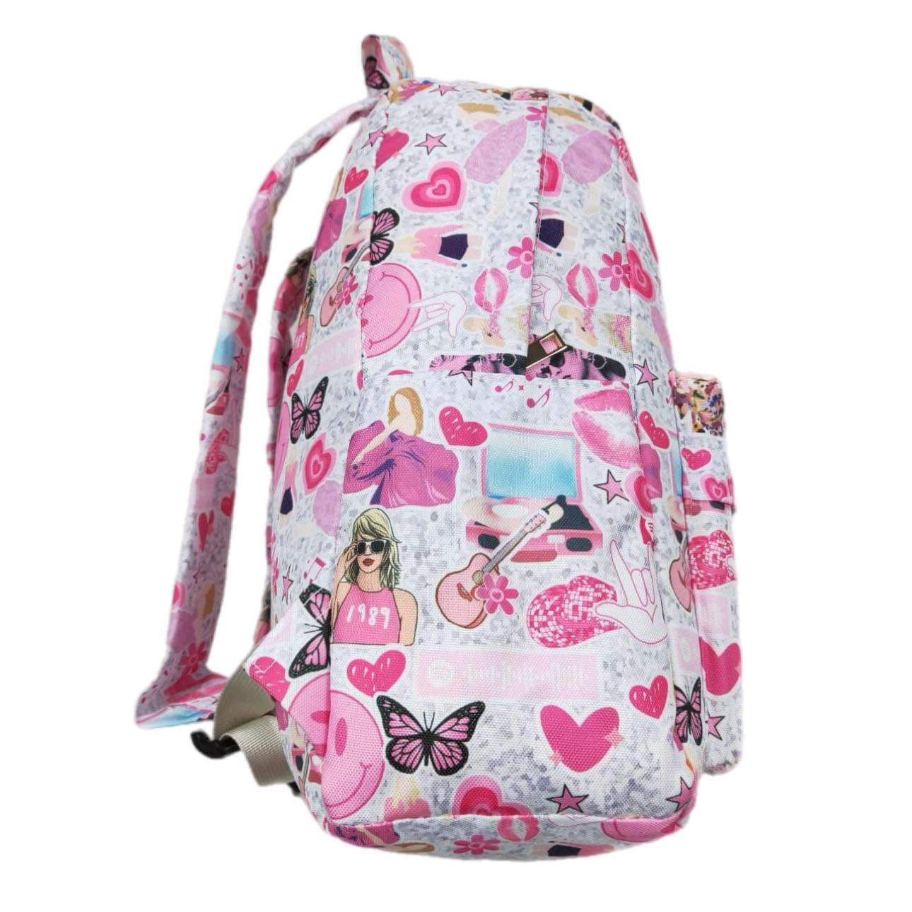 ᴡᴇᴇᴋʟʏ ᴘʀᴇ ᴏʀᴅᴇʀ  Backpack- Swiftie (Pink) 10x14x4"