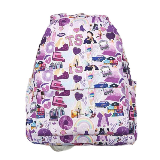 ᴡᴇᴇᴋʟʏ ᴘʀᴇ ᴏʀᴅᴇʀ  Backpack- Swiftie (Purple) 10x14x4"