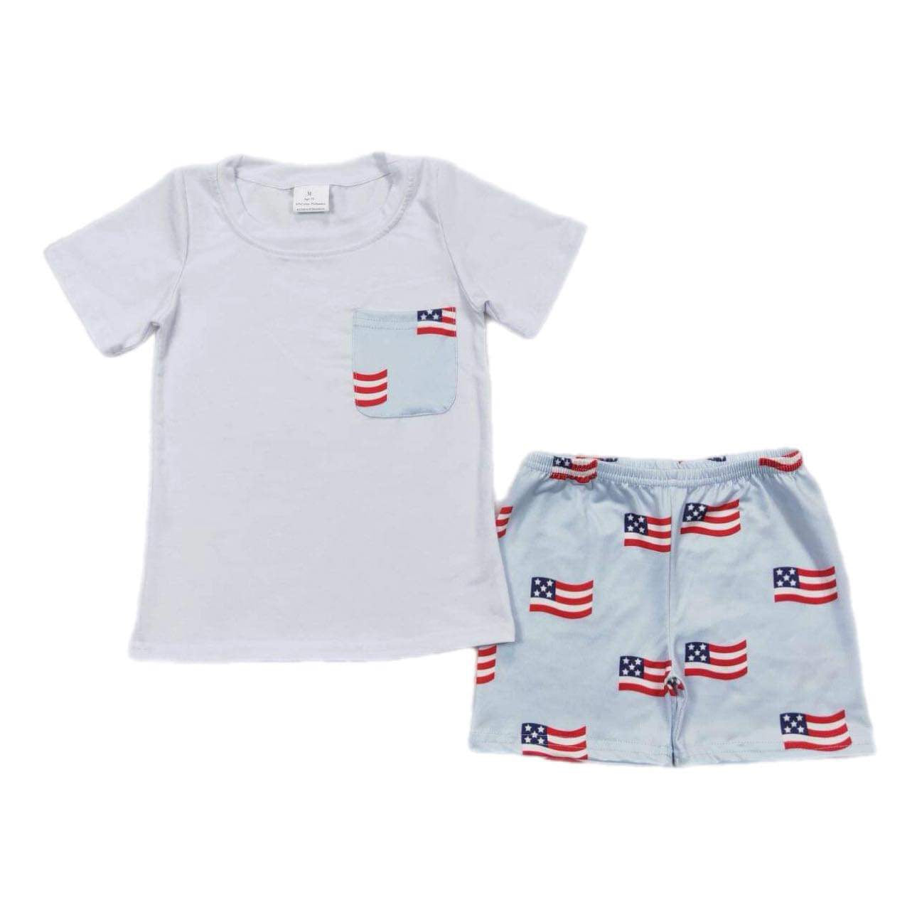 ᴡᴇᴇᴋʟʏ ᴘʀᴇ ᴏʀᴅᴇʀ 4th of July Flag Set