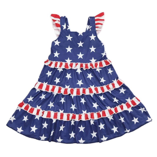 ᴡᴇᴇᴋʟʏ ᴘʀᴇ ᴏʀᴅᴇʀ 4th of July Stars & Stripes Dress