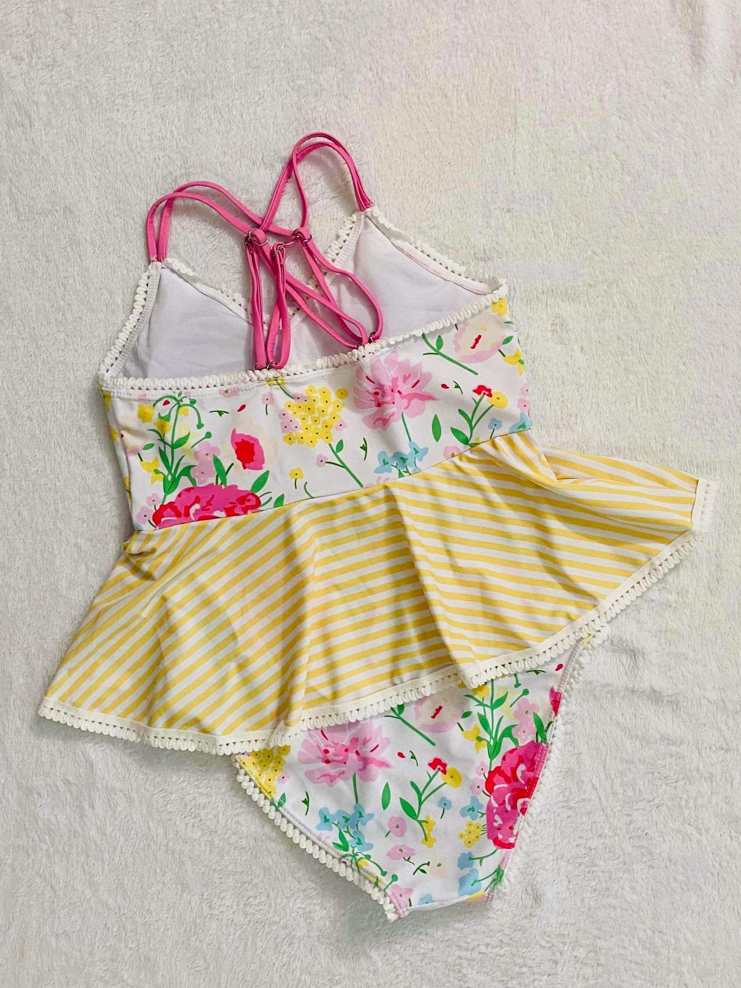 10-12  ʀᴇᴀᴅʏ ᴛᴏ ꜱʜɪᴘ! Floral Skirted Swim